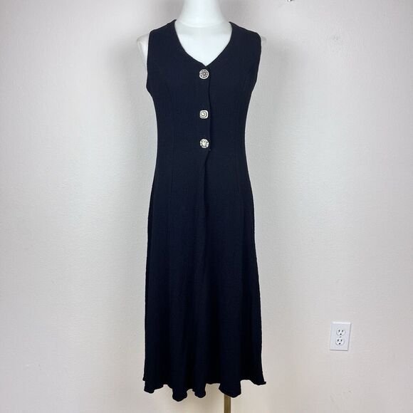 Vintage Sheri Martin Dress Womens Six Midi 90s Y2K Boho Quirky Phoebe Buffet USA - Picture 12 of 13